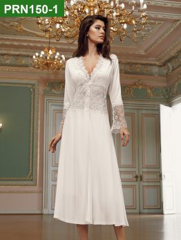 PRN150-1 - 2 Pieces Satin Nightgown Set